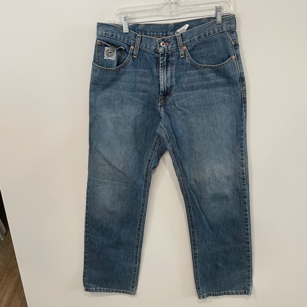 Cinch MB92834 003 Mens Jeans 32x32 Medium‎ Wash Straight Leg Denim